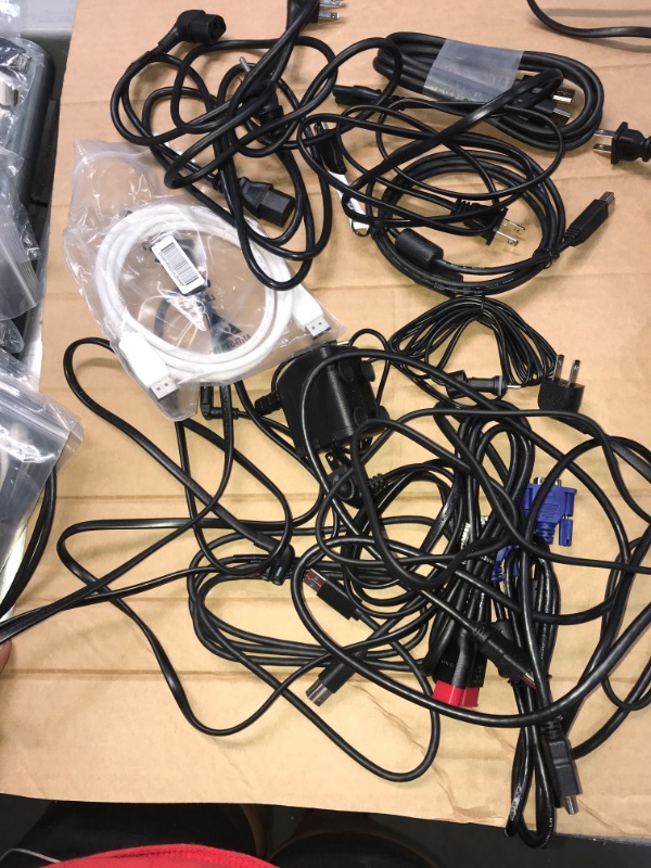 Photo 1 of SOLD AS IS !!! BUNDLE OF ASSORTED TV'S AND MONITOR'S POWER CORDS (DIFFERENT MODELS)