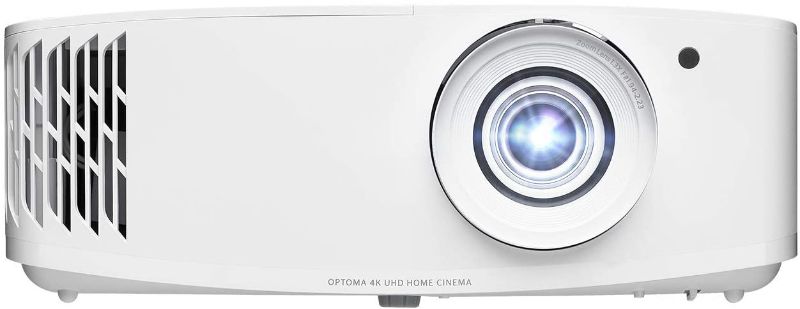 Photo 1 of ** VIEW CLERK COMMENTS ** Optoma UHD50X True 4K UHD Projector for Movies & Gaming | 240Hz Refresh Rate | Lowest Input Lag on 4K Projector | Enhanced Gaming Mode 16ms Response Time | HDR10 & HLG Compatibility | 3400 lumens

