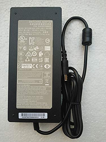 Photo 1 of New AC Adapter Slim 140W 19V 7.37A ADS-150KL-19N-3 190140E EAY65768902 for LG 32BL95U LG 34GK950G 34GK950F 34GK950F-B 34GK950F 34UM95-PD 34UM95-PE 34UM94-PD 34UC87 34UC87M + Cord
