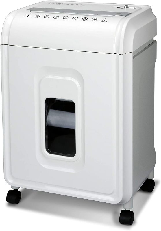 Photo 1 of Aurora  Professional Micro-Cut Paper and CD/Credit Card Shredder/ 60 Minutes Continuous Run Time, White/Gray
