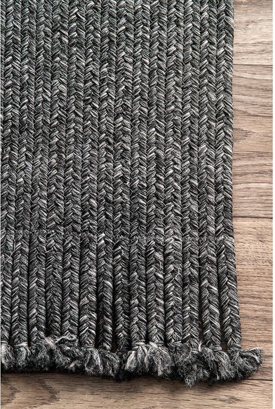 Photo 1 of 6x4 black hand woven matt 