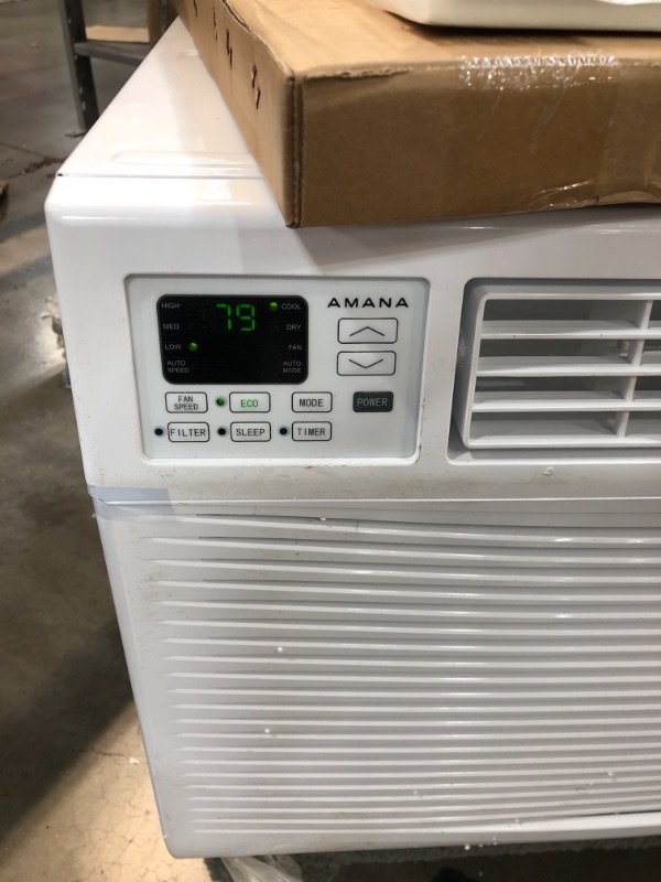 Photo 6 of ***PARTS ONLY*** AMANA 15,000 BTU 115V Window-Mounted Air Conditioner with Remote Control, White
