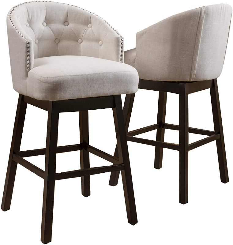 Photo 1 of 
Christopher Knight Home 295977 Ogden Barstool, 2-Pcs Set, Beige
SEATS ONLY *** 