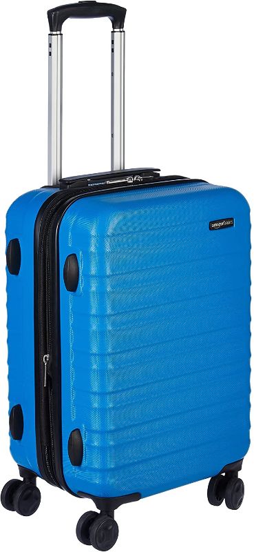 Photo 1 of Amazon Basics 21-Inch Hardside Spinner, Blue
