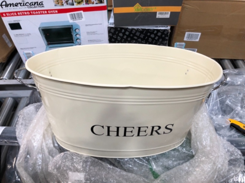 Photo 2 of Cheers Galvanized Metal Tub by TwineB00CAAH8BW
