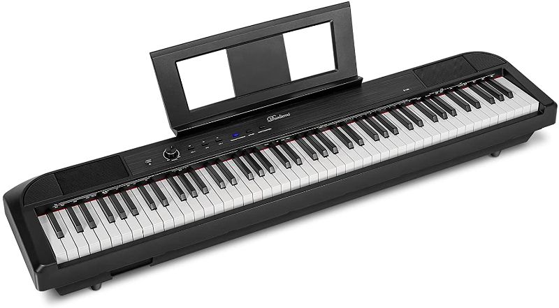 Photo 1 of Duoliemi Digital Piano with 88 Key Full Size Weighted Keyboard, Portable Electric Piano for Beginner/professional, with Sustain Pedal, Power Supply & Two 25w Speakers
