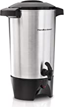 Photo 1 of **does not turn on** Hamilton Beach Coffee Urn - 42 Cup(s) - Multi-serve - Silver - Aluminum