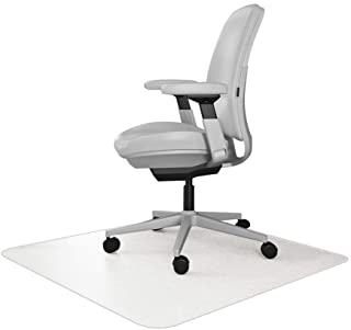 Photo 1 of Resilia Office Desk Chair Mat – for Carpet (with Grippers) Clear, 36 Inches x 48 Inches, Made in The USA
