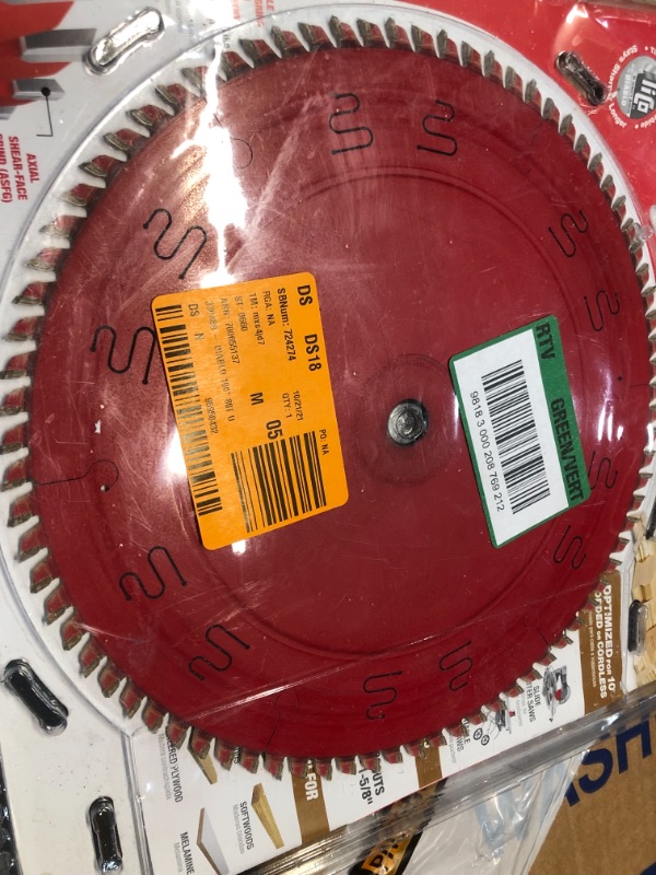 Photo 2 of 10 in. x 80-Tooth Ultra Finish Circular Saw Blade
