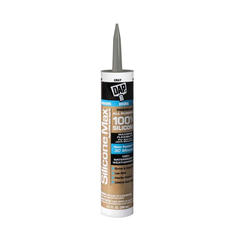 Photo 1 of 273643 10.1 Oz Silicone Max Sealant, Gray - 11 pack