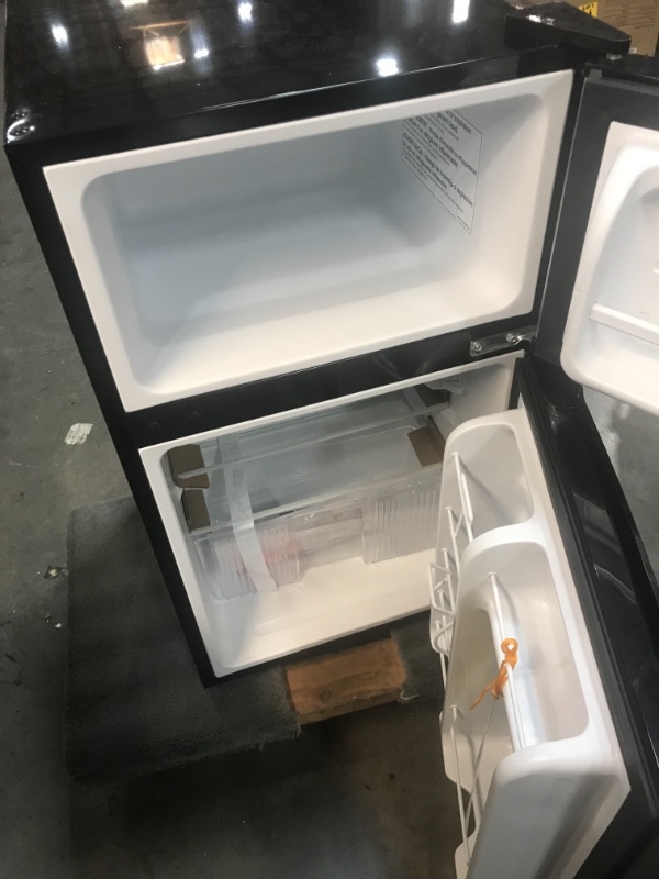 Photo 3 of GE - 3.1 Cu. Ft. Compact Refrigerator - CleanSteel