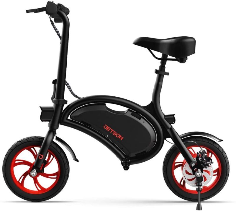 Photo 1 of *Not functional* *For parts only*
Jetson Electric Bike Bolt Folding Electric Bike, with Pegs - with LCD Display, Lightweight & Portable with Carrying Handle, Travel Up to 15 Miles, Max Speed Up to 15.5 MPH , 40" x 20" x 37"
