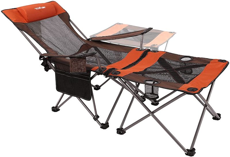 Photo 1 of 
apollo walker Folding Camp Chairs Beach Chairs for Adults 2 in 1 Portable Sun Chairs Lightweight Mesh Lounger Chair with Carry Bag,for Outdoor,Fishing,Beach...
Color:Orange-zipper