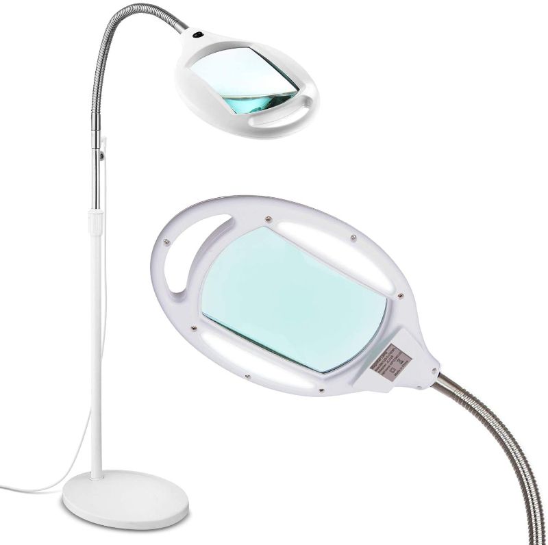 Photo 1 of 
Brightech LightView Pro - Full Page Magnifying Floor Lamp - Hands Free Magnifier with Bright LED Light for Reading - Flexible Gooseneck Holds Position -...
Size:5 Diopter (2.25x)