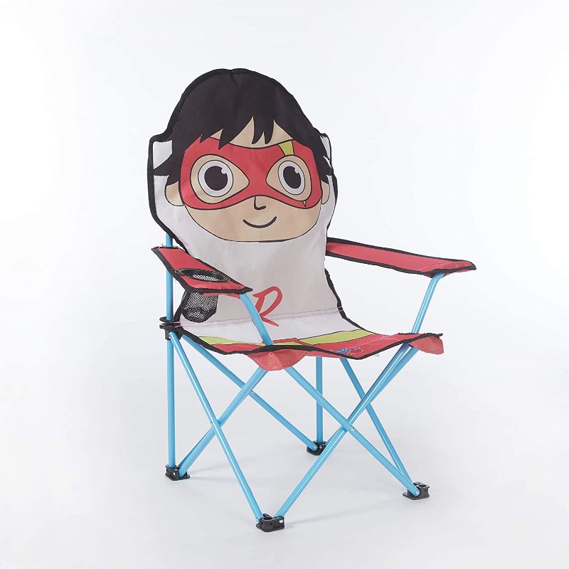 Photo 1 of 
Idea Nuova Ryan's World Figural Camp Chair for Kids, Indoor/Outdoor Use, Ages 3+
Color:Ryans World