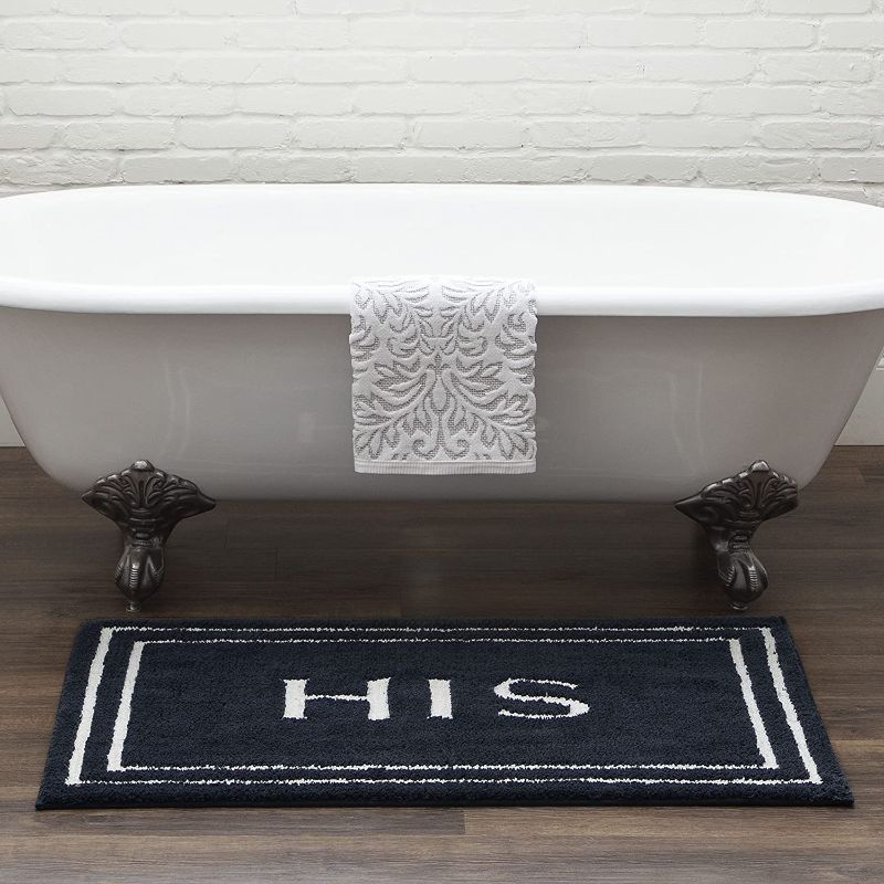 Photo 1 of 
Mohawk Home His and Hers Bath Mat, 2' X 3' 4", Black