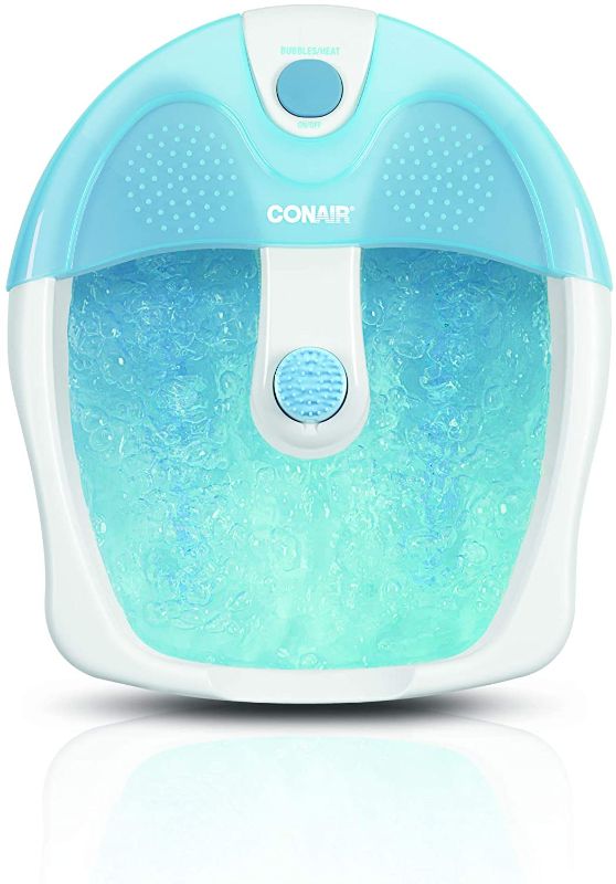 Photo 1 of 
Conair Pedicure Foot Spa with Bubbles and Pinpoint Massage Attachment
Style:Blue
Color:Bubbles