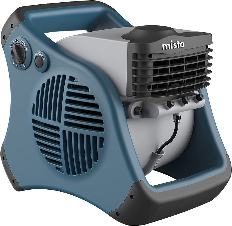 Photo 1 of 
Lasko 7054 Misto Outdoor Misting Blower Fan - Features Cooling Misters, Ideal for Sports, Camping, Decks & Patios, Blue