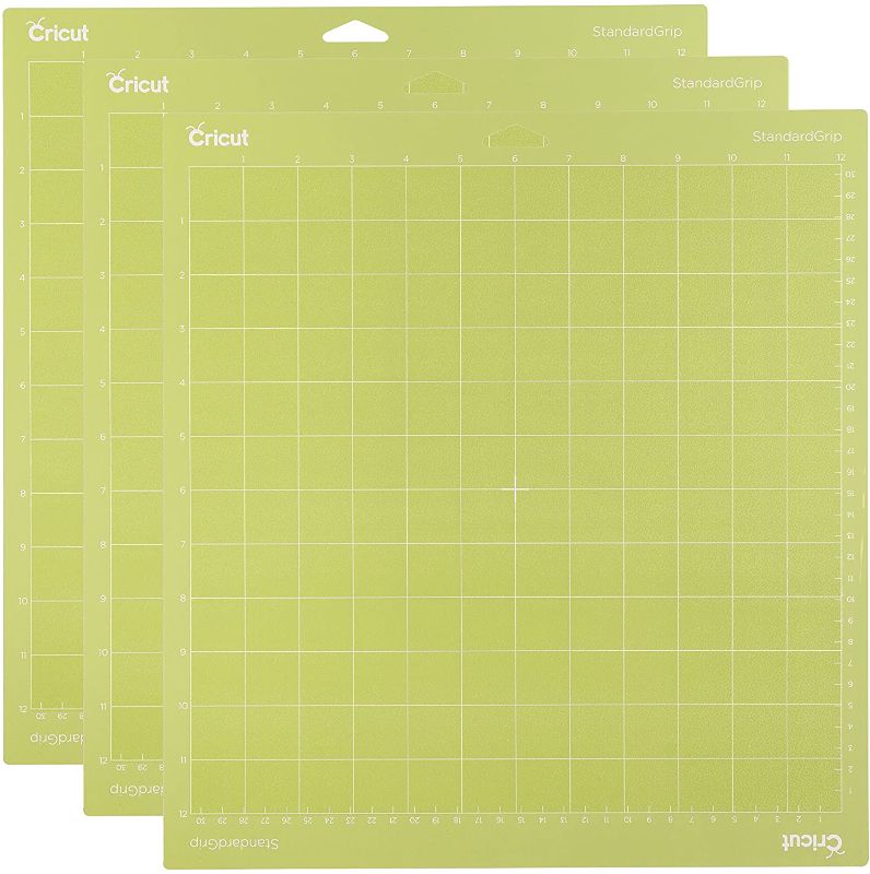 Photo 1 of 
Cricut 3PACK Standardgrip Cutting Mat 12X12 3 Pack AMZ, 12"x12", Green, 3 Count
Style:StandardGrip
Size:12"x12"