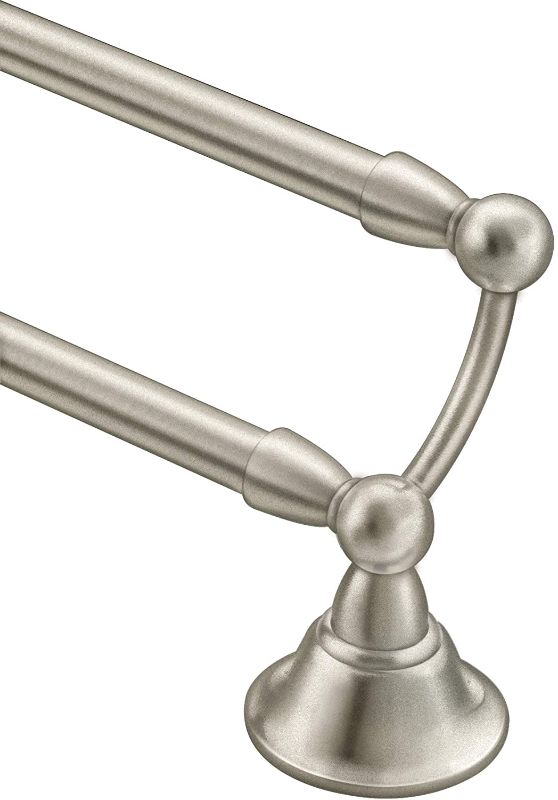 Photo 1 of 
Moen DN6822BN Sage Collection 24-Inch Double Towel Bar, Spot Resist Brushed Nickel
Size:24 Inch