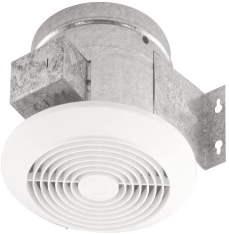 Photo 1 of 
Broan 673 Vertical Discharge Utility Fan, 6-Inch 60 CFM 4.5 Sones, White Plastic Grille