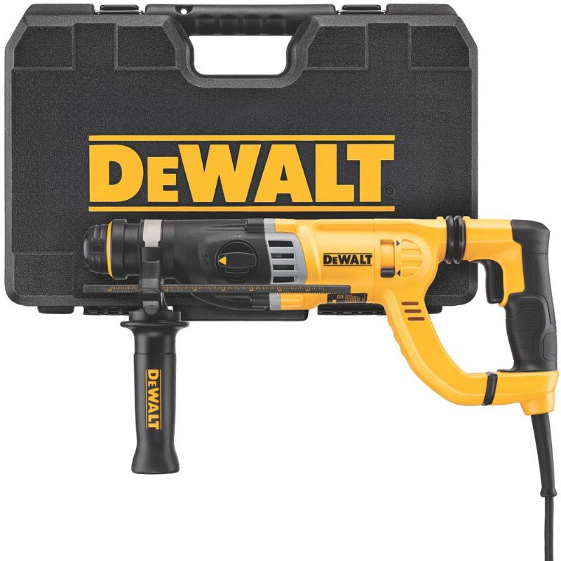 Photo 1 of 
DEWALT Rotary Hammer Drill with Shocks, D-Handle, SDS, 1-1/8-Inch (D25263K)
Style:Rotary Hammer
Size:1-1/8"