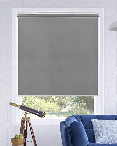 Photo 1 of 
CHICOLOGY Roller Window Shades , Window Blinds , Window Shades for Home , Roller Shades , Window Treatments , Window Blinds Cordless , Door Blinds , Urban Grey (Light Filtering), 59" W X 72" H