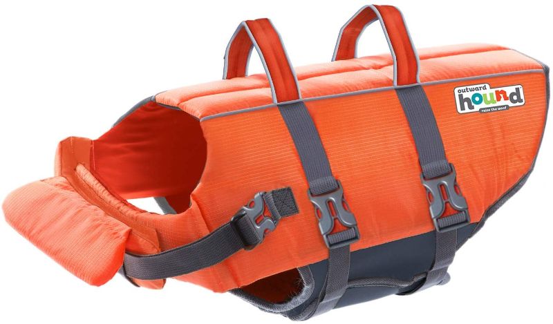 Photo 1 of Outward Hound Dog Life Jacket
Size:X-Large
Color:Orange