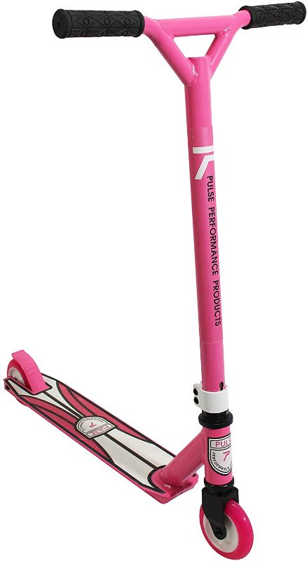 Photo 1 of 
Pulse Performance Products KR2 Freestyle Scooter - Beginner Kick Pro Scooter for Kids - Pink , 7.1 x 29.1 x 12.2"