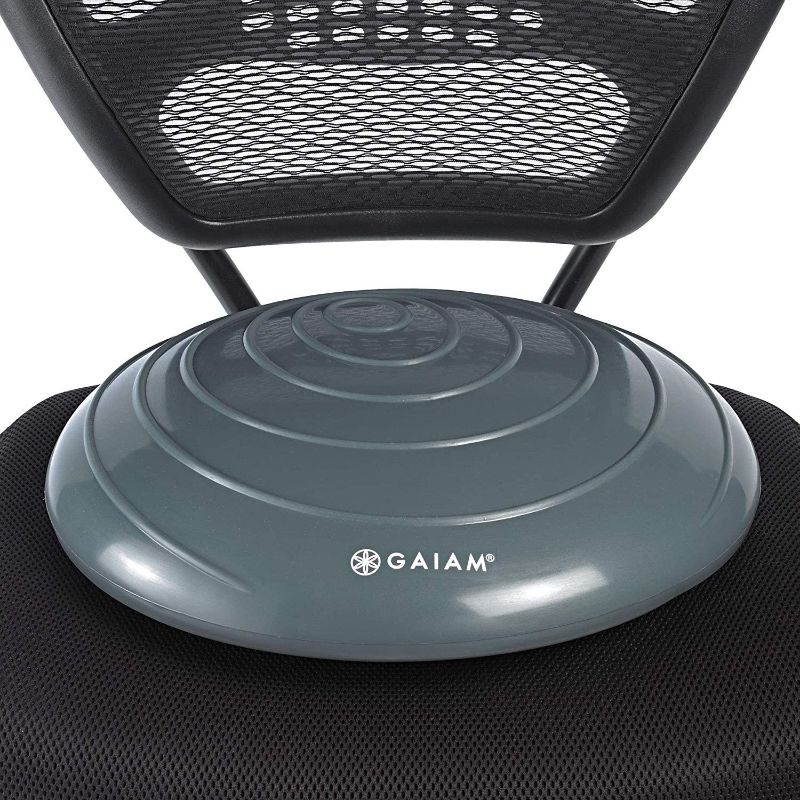 Photo 1 of 
Gaiam Balance Disc Wobble Cushion Stability Core Trainer for Home or Office Desk Chair & Kids Alternative Classroom Sensory Wiggle Seat
Color:Grey
