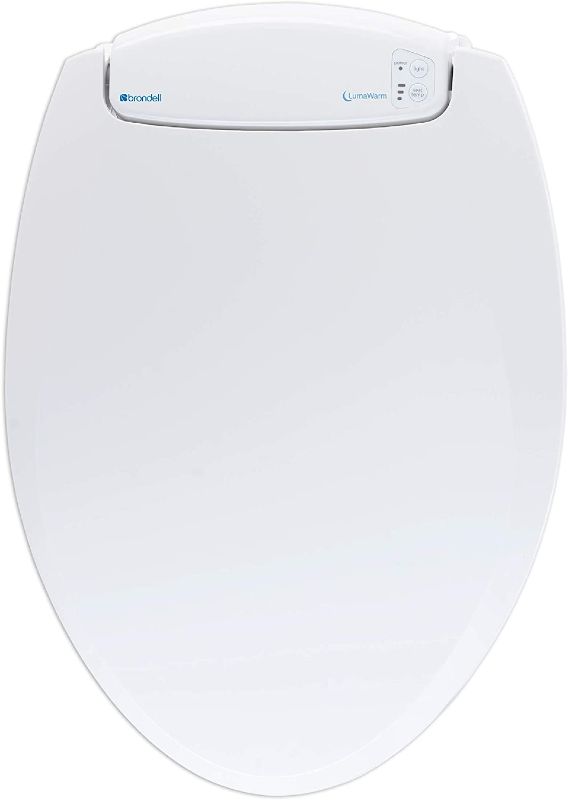 Photo 1 of 
Brondell LumaWarm Heated Nightlight Toilet Seat - Fits Elongated Toilets, White
Color:White