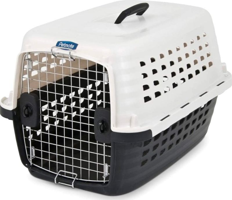 Photo 1 of 
Petmate Compass Plastic Pets Kennel with Chrome Door
Color:PEARL WHITE/BLACK
Size:10-20LBS