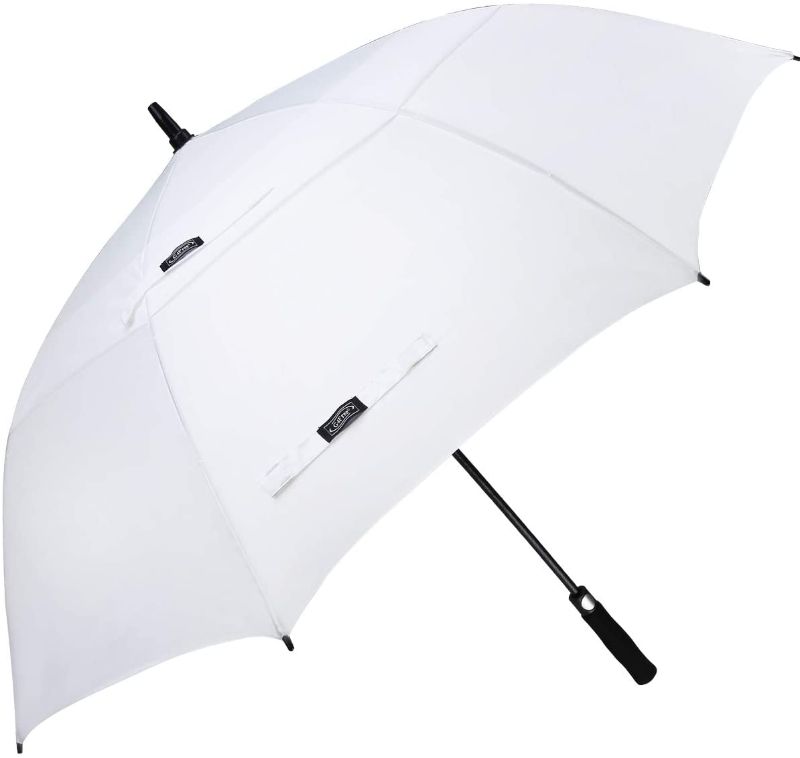 Photo 1 of 
G4Free 54 Inch Automatic Open Golf Umbrella Extra Large Oversize Double Canopy Vented Windproof Waterproof Stick Umbrellas SILVER