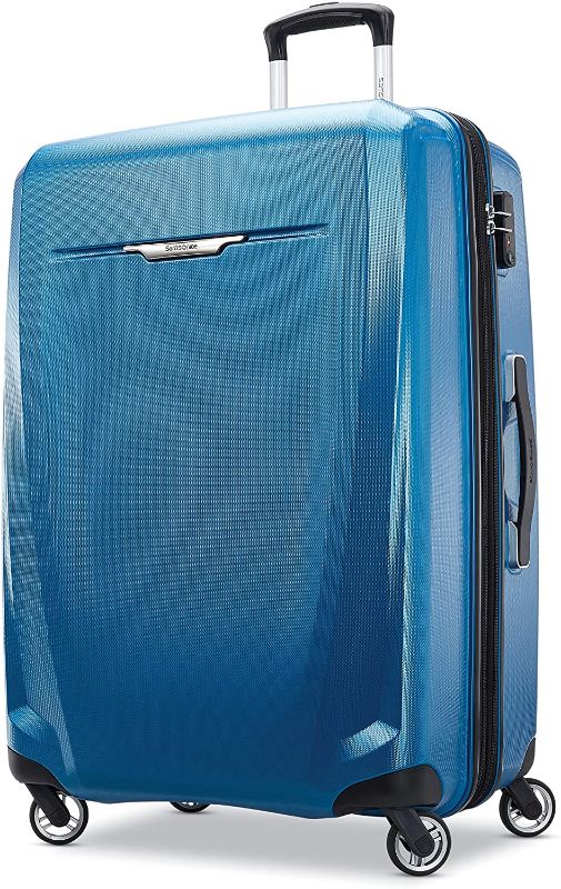 Photo 1 of 
Samsonite Winfield 3 DLX Hardside Expandable Luggage with Spinners, Blue/Navy, Checked-Large 28-Inch
Size:Checked-Large 28-Inch
Color:Blue/Navy