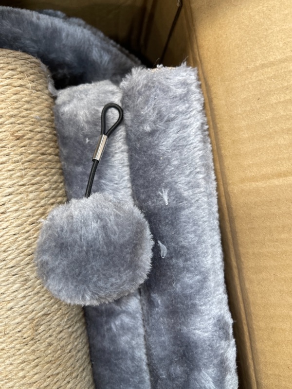 Photo 1 of 
TINWEI Cat Tree Scratching Toy Activity Centre Cat Tower Furniture Scratching Posts
Color:Grey-cat tree