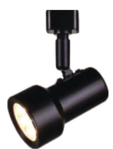 Photo 1 of 1-Light Black Integrated LED Mini-Step Linear Track Lighting Head