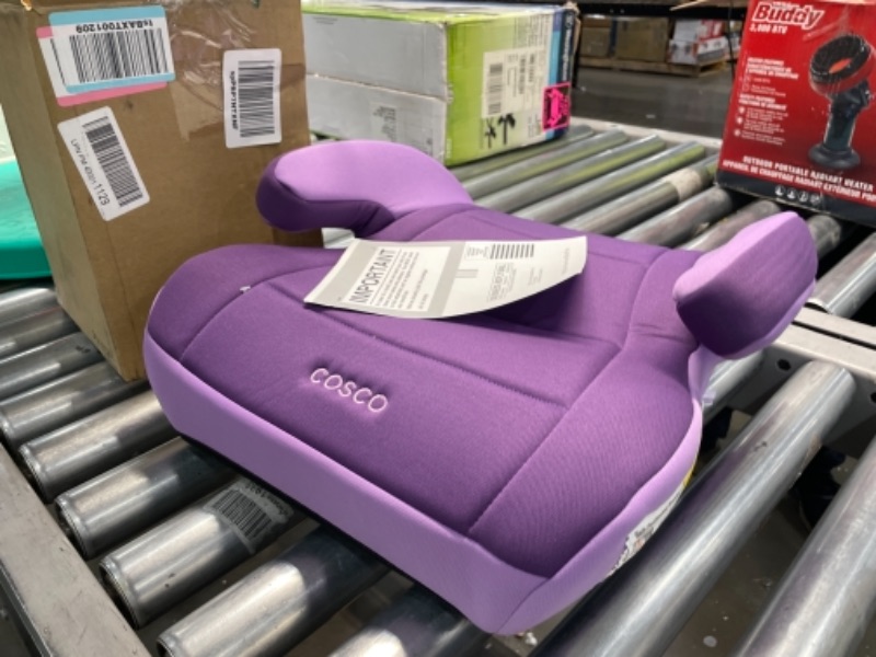 Photo 2 of Cosco Topside Child Safe Belt Positioned Backless Booster Car Seat, Purple Grape