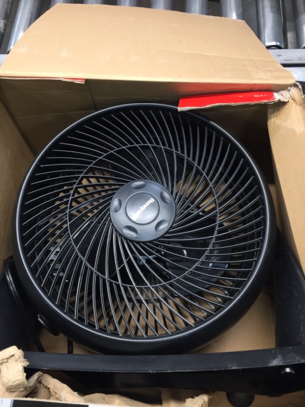 Photo 2 of Honeywell HT-908 Turbo Force Air Circulator Fan, 10 inch, Black
