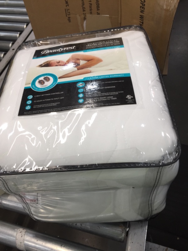 Photo 2 of Beautyrest Quilted Heated Mattress Pad