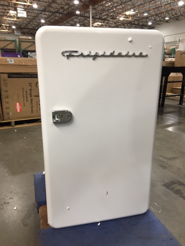 Photo 2 of Frigidaire 3.2 Cu. Ft. Single Door Retro Compact Refrigerator EFR372, White