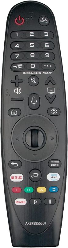 Photo 1 of AKB75855501 AN-MR20GA IR Replacement Remote Control fit for LG TV CX BX ZX WX GX UN85 UN73 NANO80 NANO81 NANO85 NANO99 NANO97 NANO91 NANO90 Series 49NANO86UNA 49NANO81UNA 49NANO81ANA 49NANO85UNA-batteries are not included !!
