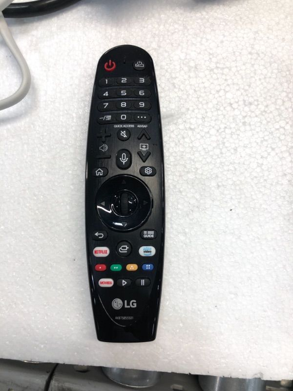 Photo 2 of AKB75855501 AN-MR20GA IR Replacement Remote Control fit for LG TV CX BX ZX WX GX UN85 UN73 NANO80 NANO81 NANO85 NANO99 NANO97 NANO91 NANO90 Series 49NANO86UNA 49NANO81UNA 49NANO81ANA 49NANO85UNA-batteries are not included 
