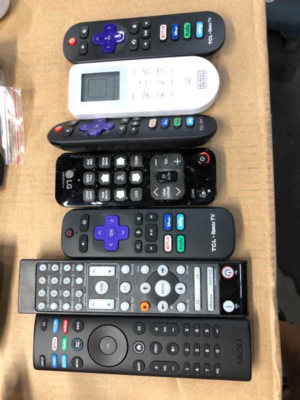 Photo 1 of sold as is !!! bundle of assorted tv's and monitors remotes -all different models 