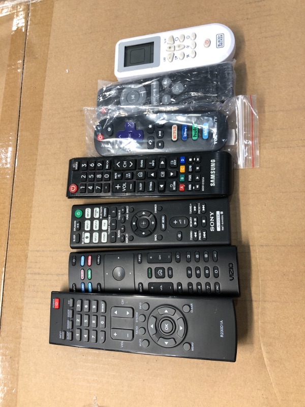 Photo 1 of sold as is !!! bundle of assorted tv's and monitors remotes -all different models 