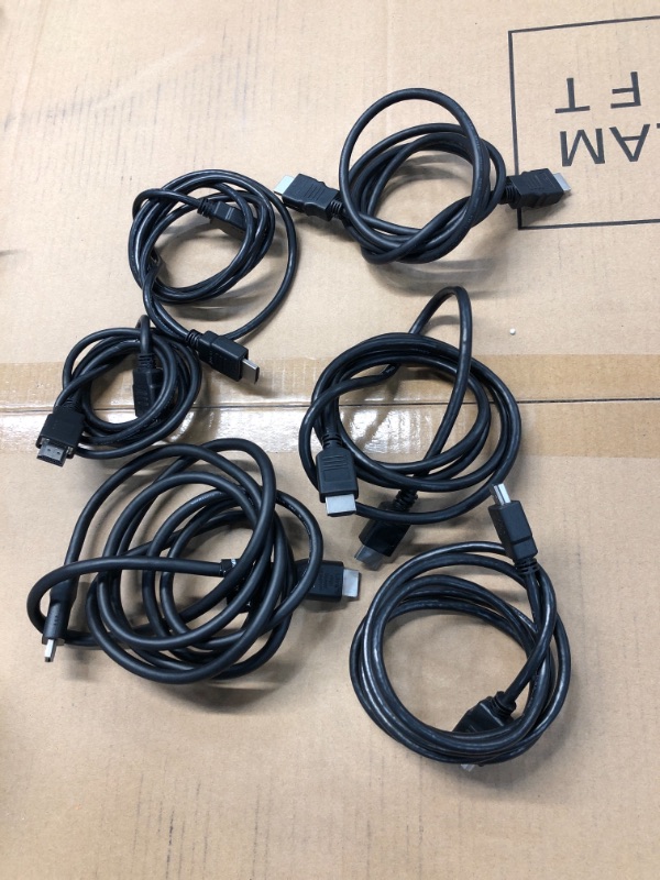 Photo 1 of SOLD AS IS - BUNDLE OF ASSORTED HDMI CORDS  ( DIFFERENT MODELS )
