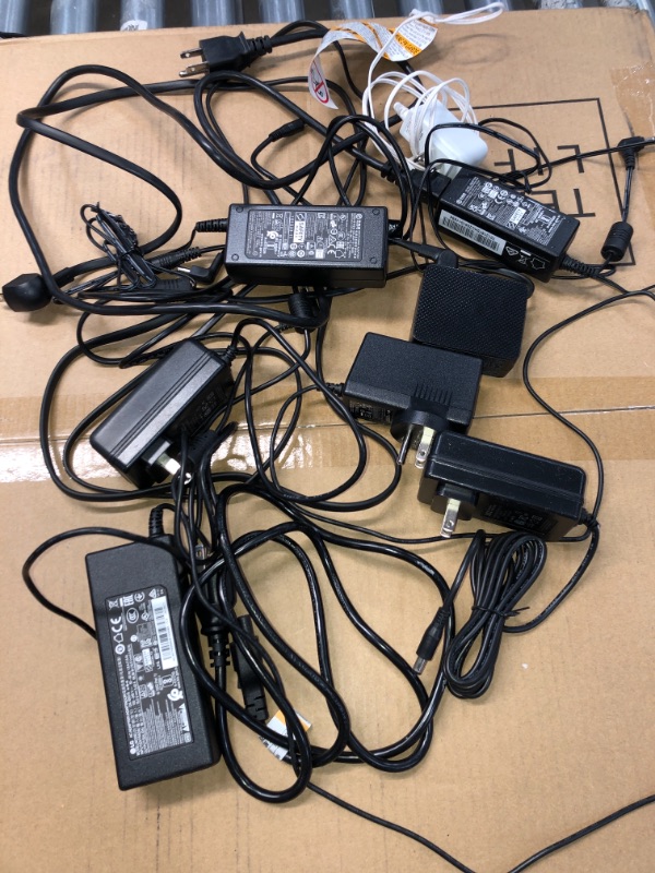 Photo 2 of SOLD AS IS - BUNDLE OF ASSORTED TV POWER CORDS &  MONITOR POWER CORDS ( DIFFERENT MODELS )
