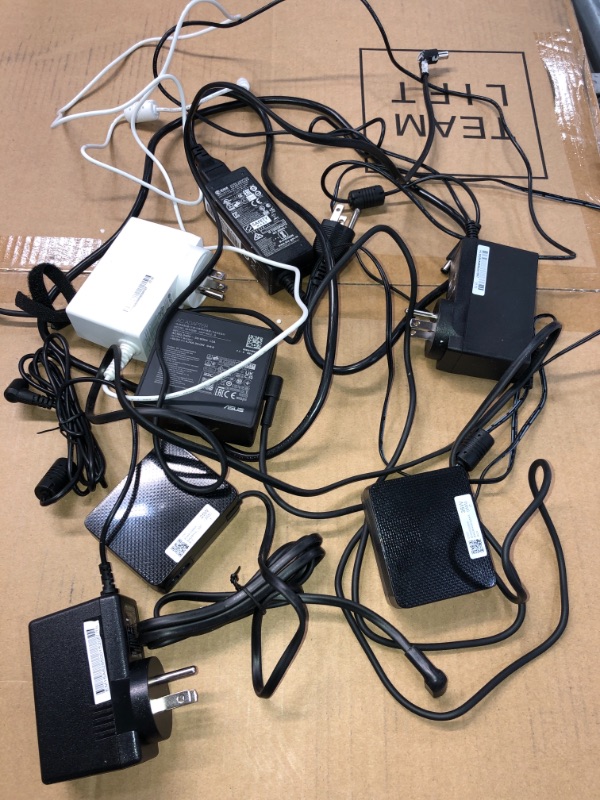 Photo 1 of SOLD AS IS - BUNDLE OF ASSORTED TV POWER CORDS &  MONITOR POWER CORDS ( DIFFERENT MODELS )
