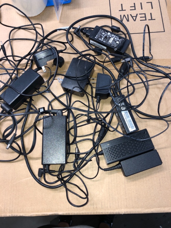 Photo 1 of SOLD AS IS - BUNDLE OF ASSORTED TV POWER CORDS &  MONITOR POWER CORDS ( DIFFERENT MODELS )
