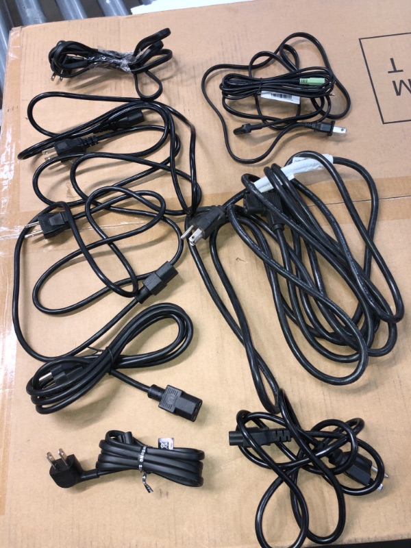 Photo 2 of SOLD AS IS - BUNDLE OF ASSORTED HDMI , TV POWER CORDS &  MONITOR POWER CORDS ( DIFFERENT MODELS )
