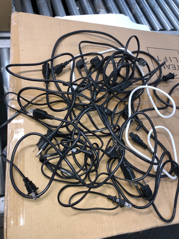 Photo 2 of SOLD AS IS - BUNDLE OF ASSORTED HDMI , TV POWER CORDS &  MONITOR POWER CORDS ( DIFFERENT MODELS )
